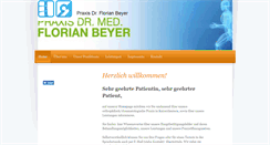 Desktop Screenshot of florian-beyer.de